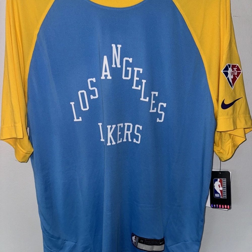 NEW Nike LA Los Angeles Lakers NBA Team Issued Game Shirt